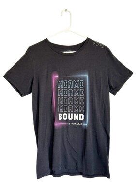 Men's TYR x WZA23 Miami Bound Wodapalooza Short Sleeve Tee in Black - Sz M